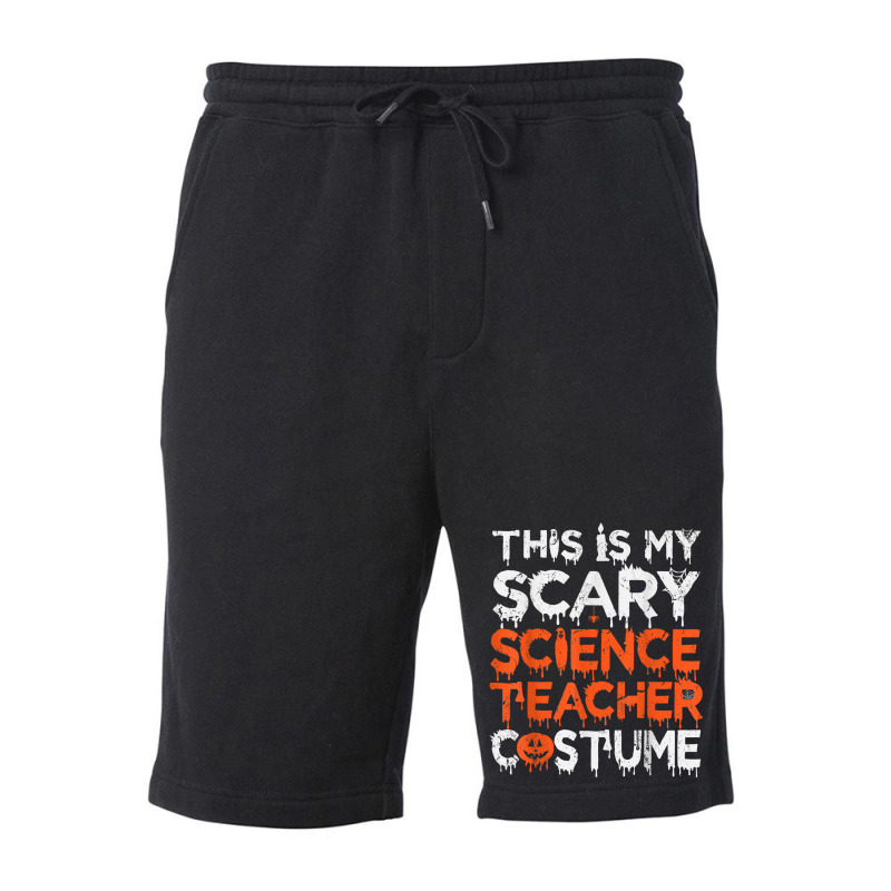 This Is My Scary Science Teacher Costume Characters Cartoon Gifts Fleece Short | Artistshot