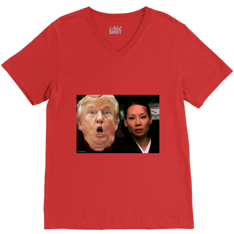 Trump Meets O Ren Ishii   Trump V-neck Tee | Artistshot