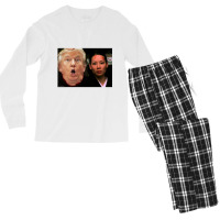 Trump Meets O Ren Ishii   Trump Men's Long Sleeve Pajama Set | Artistshot