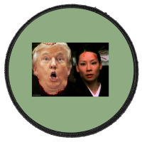 Trump Meets O Ren Ishii   Trump Round Patch | Artistshot