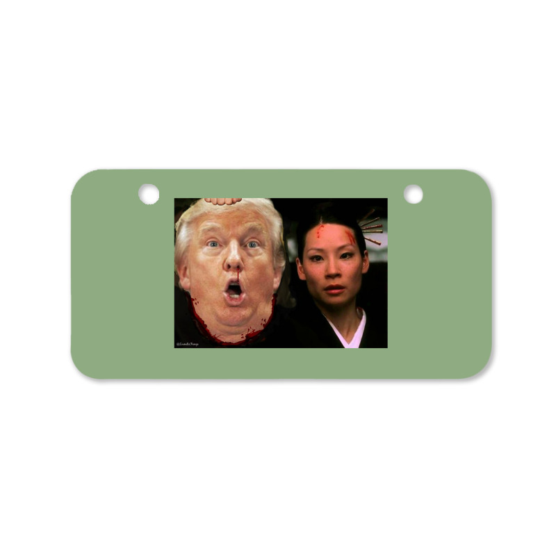 Trump Meets O Ren Ishii   Trump Bicycle License Plate | Artistshot