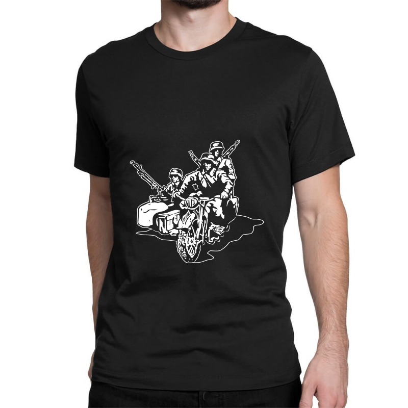 German Military Sidecar Classic T-shirt by kincobandeng | Artistshot