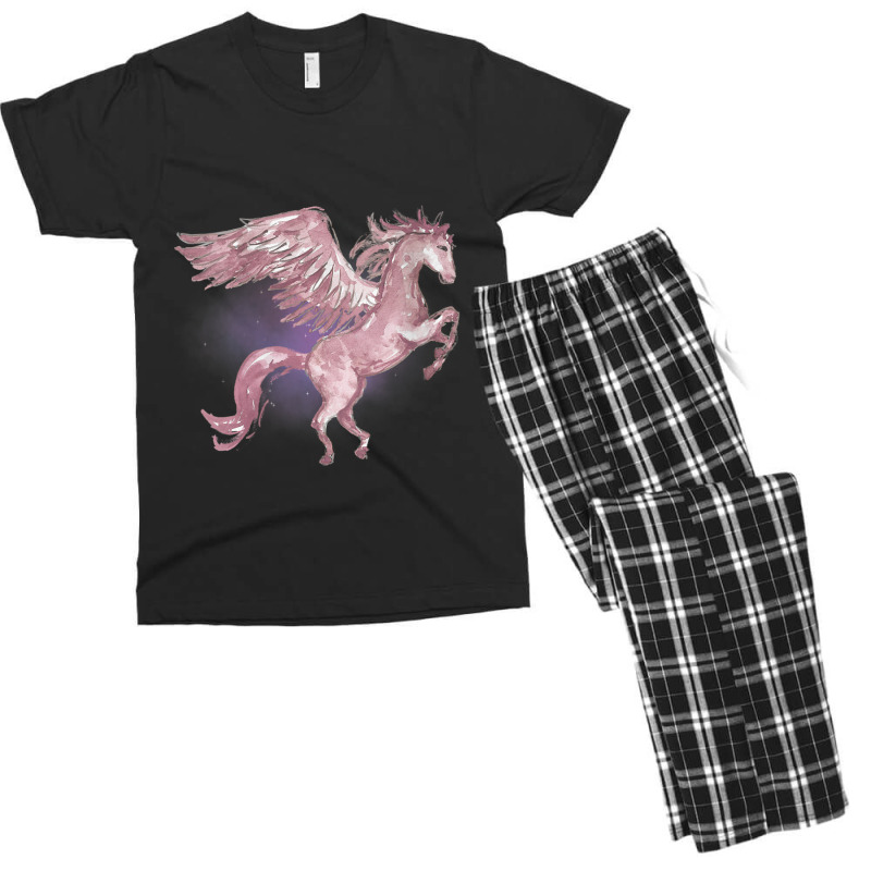 Womens Phoenix Rising Watercolor Fantasy Mythical Mystic Day Gift Men's T-shirt Pajama Set by HailieDesign | Artistshot