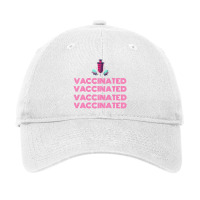 Vaccinated X 4    Vaccinated Adjustable Cap | Artistshot