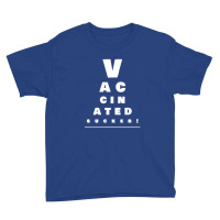 Vaccinated Eye Chart   Vaccinated Youth Tee | Artistshot