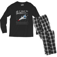 All I Want For Christmas Is Thunderbird Men's Long Sleeve Pajama Set | Artistshot