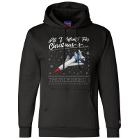 All I Want For Christmas Is Thunderbird Champion Hoodie | Artistshot