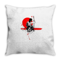 Geisha Japanese Samurai Woman Warrior Adult Unisex T Shirt Throw Pillow | Artistshot