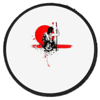 Geisha Japanese Samurai Woman Warrior Adult Unisex T Shirt Round Patch | Artistshot