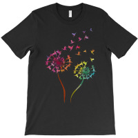 Flower Dandelion Hummingbird T  Shirt Tie Dye Dandelion Hummingbird Fl T-shirt | Artistshot