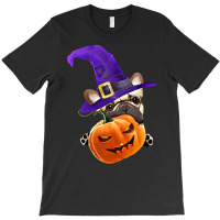 French Bulldog T  Shirt French Bulldog, Witch Hat, Scary Halloween, Ja T-shirt | Artistshot