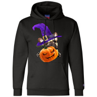 French Bulldog T  Shirt French Bulldog, Witch Hat, Scary Halloween, Ja Champion Hoodie | Artistshot