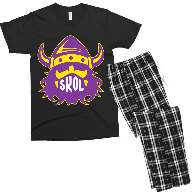 Skol Nordic Viking Helmet Shirt Men's T-shirt Pajama Set | Artistshot