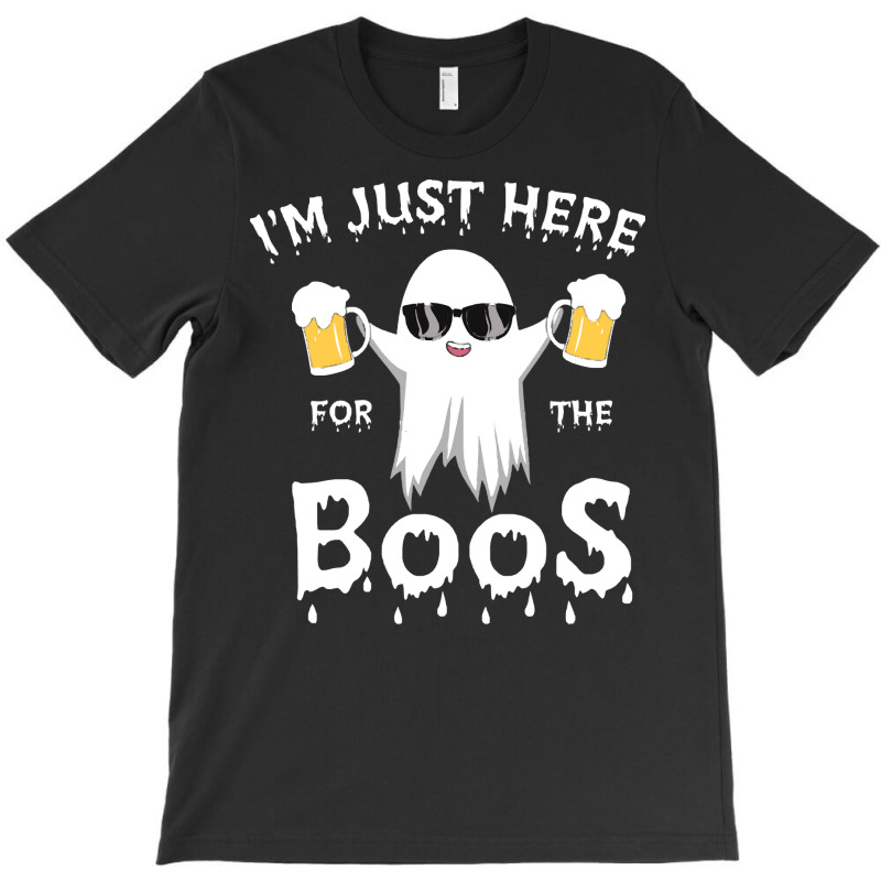 Funny Halloween Costumes T  Shirt Halloween I Am Just Here For Beer Bi T-Shirt by orangesagreement | Artistshot