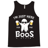 Funny Halloween Costumes T  Shirt Halloween I Am Just Here For Beer Bi Tank Top | Artistshot