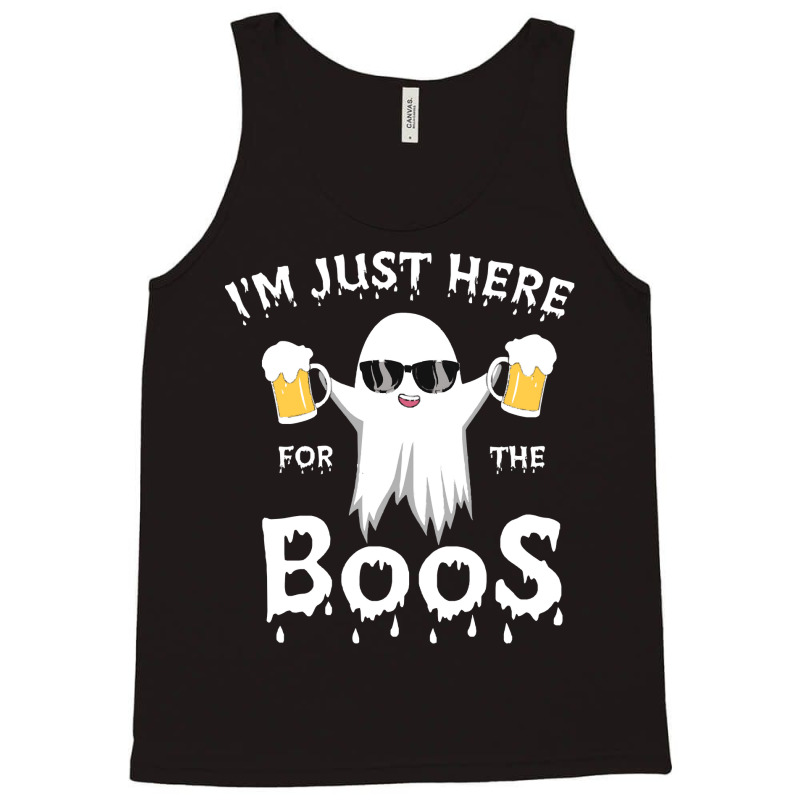 Funny Halloween Costumes T  Shirt Halloween I Am Just Here For Beer Bi Tank Top by orangesagreement | Artistshot