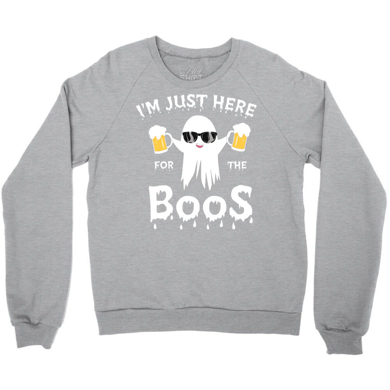 Funny Halloween Costumes T  Shirt Halloween I Am Just Here For Beer Bi Crewneck Sweatshirt by orangesagreement | Artistshot