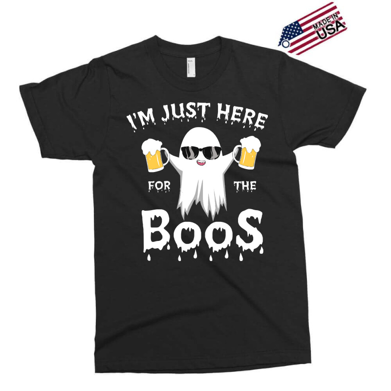 Funny Halloween Costumes T  Shirt Halloween I Am Just Here For Beer Bi Exclusive T-shirt by orangesagreement | Artistshot