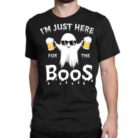 Funny Halloween Costumes T  Shirt Halloween I Am Just Here For Beer Bi Classic T-shirt | Artistshot