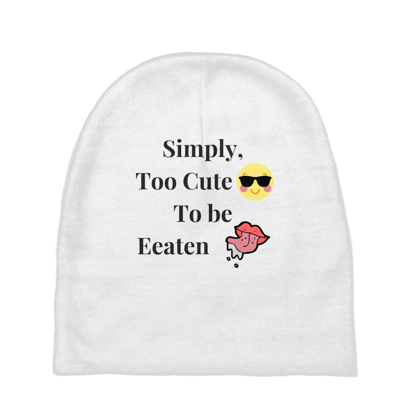 Too Cute To Be Eaten Baby Beanies by Bestieshop | Artistshot