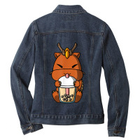 Yes I Really Do Need All These Books Dragon Women Girls Kids Retro Vin Ladies Denim Jacket | Artistshot