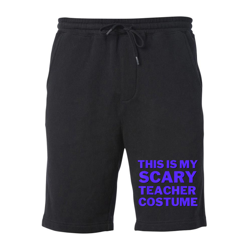 This Is My Scary Teacher Costume Cute Spooky Funny Halloween Day Gifts Fleece Short | Artistshot