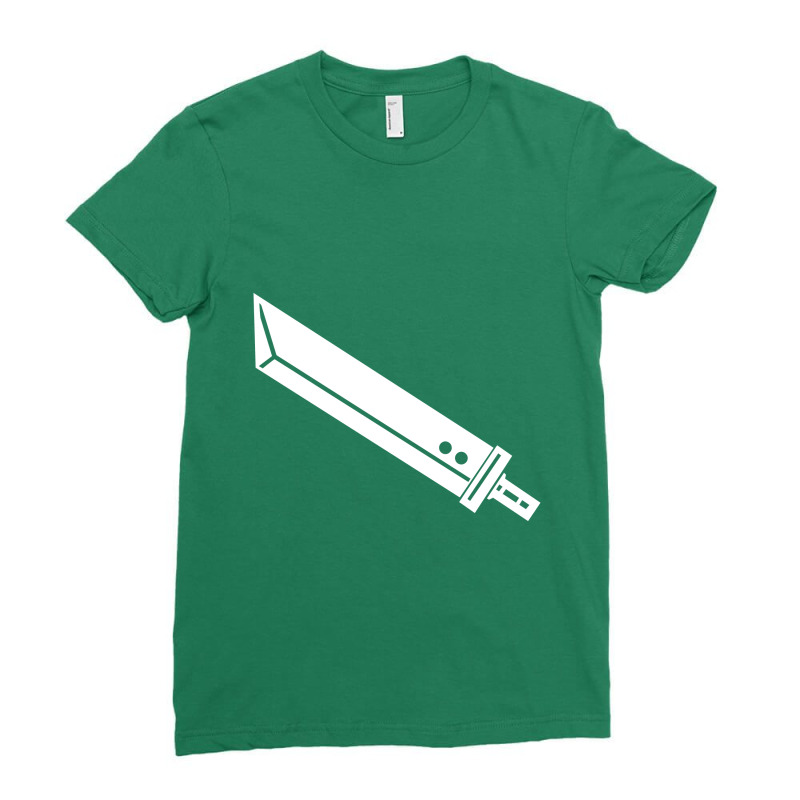 Buster Sword   Minimalist  Final Fantasy 7 Ladies Fitted T-Shirt by jammuter | Artistshot