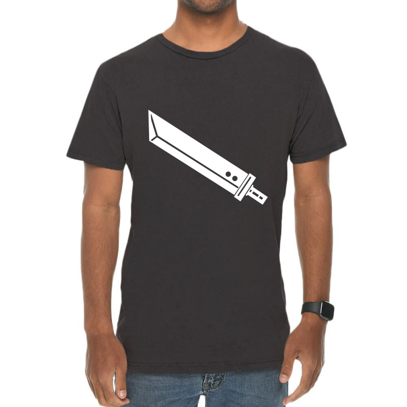 Buster Sword   Minimalist  Final Fantasy 7 Vintage T-Shirt by jammuter | Artistshot