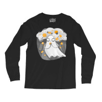 Ghost T  Shirt Cute Little Ghost T  Shirt Long Sleeve Shirts | Artistshot