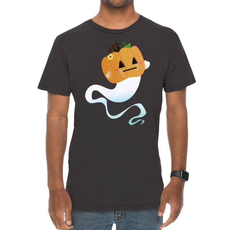 Ghost T  Shirt Pumpkin Head Ghost T  Shirt Vintage T-Shirt by orangesagreement | Artistshot