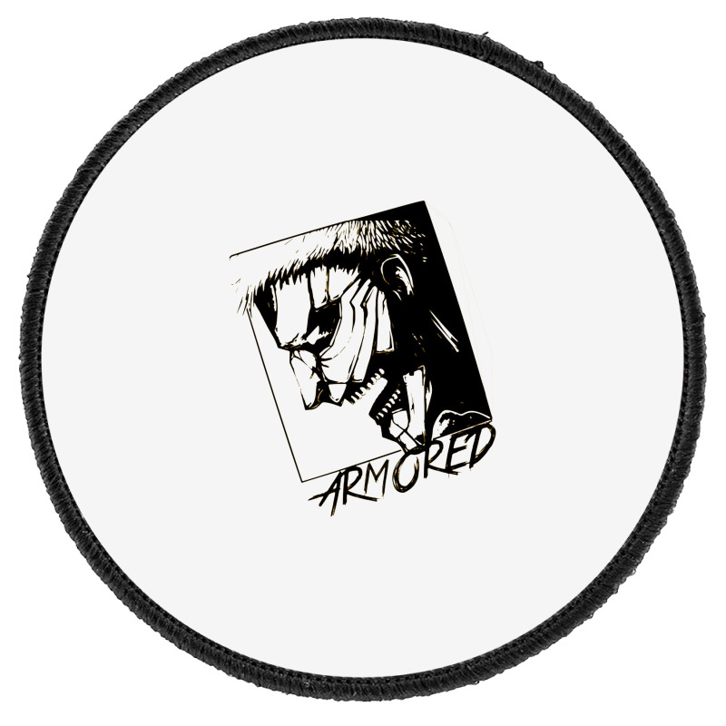 Armored Titan Titan Round Patch | Artistshot