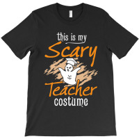 This Is My Scary Teacher Costume Funny Halloween Mask T-shirt | Artistshot