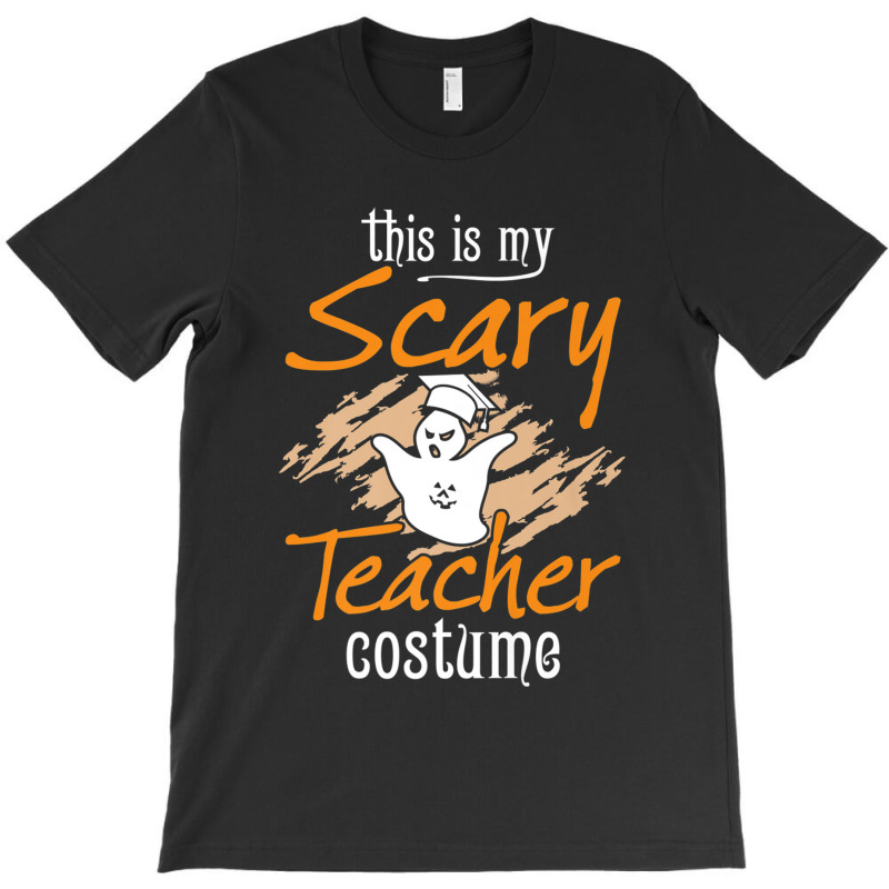 This Is My Scary Teacher Costume Funny Halloween Mask T-shirt | Artistshot