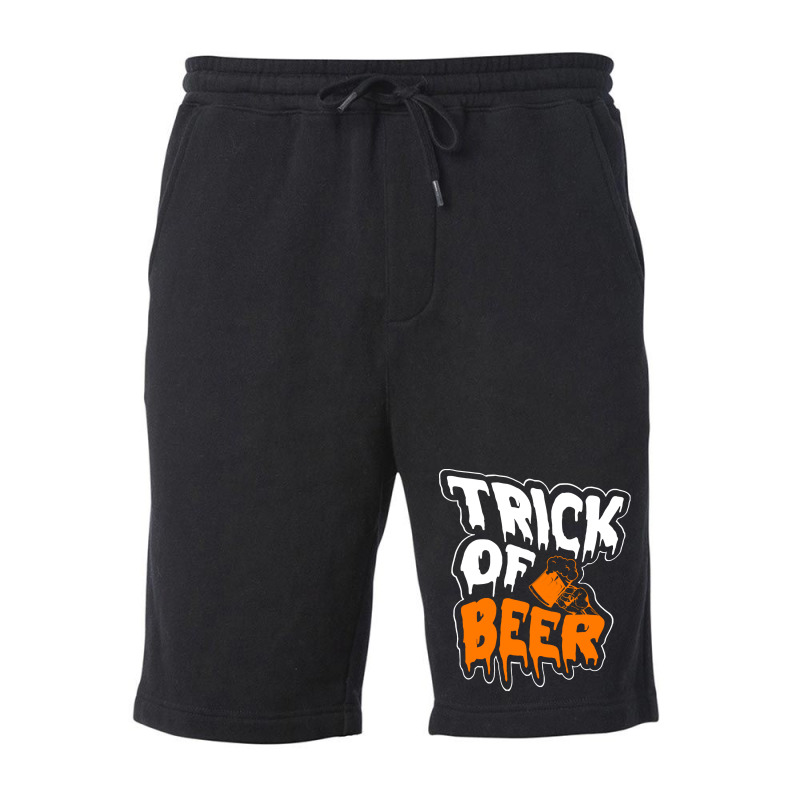 Halloween Beer T  Shirthalloween Beer T  Shirt Fleece Short by orangesagreement | Artistshot