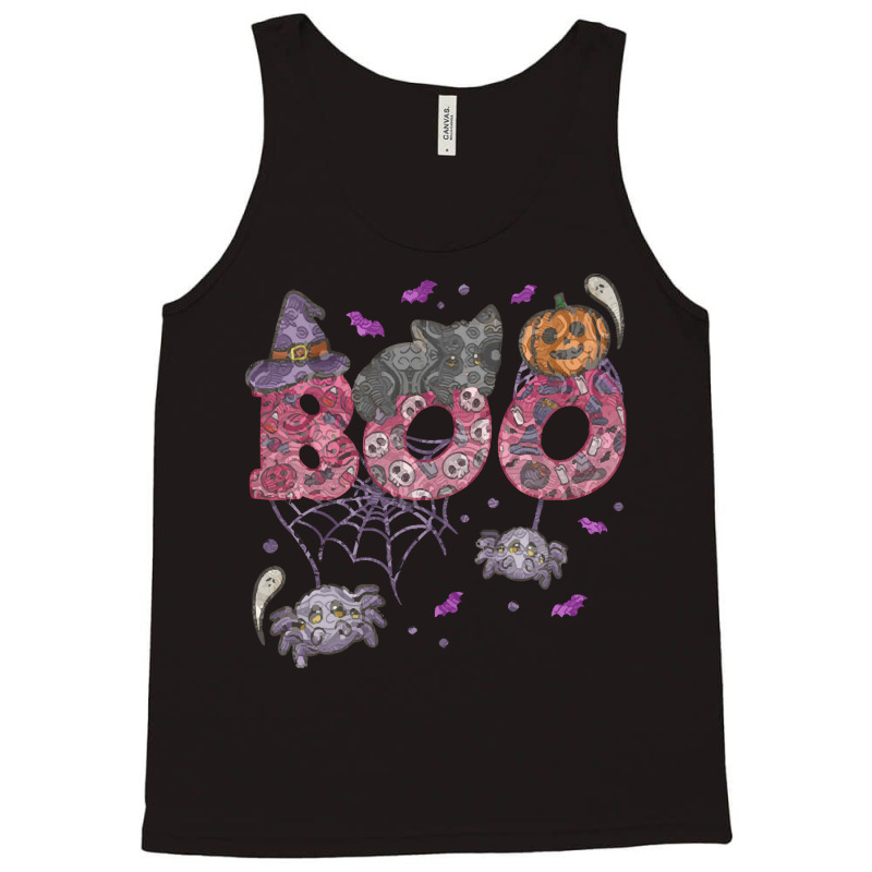 Halloween Cat Boo Halloween Costume T  Shirt Halloween Cat Boo Hallowe Tank Top by orangesagreement | Artistshot