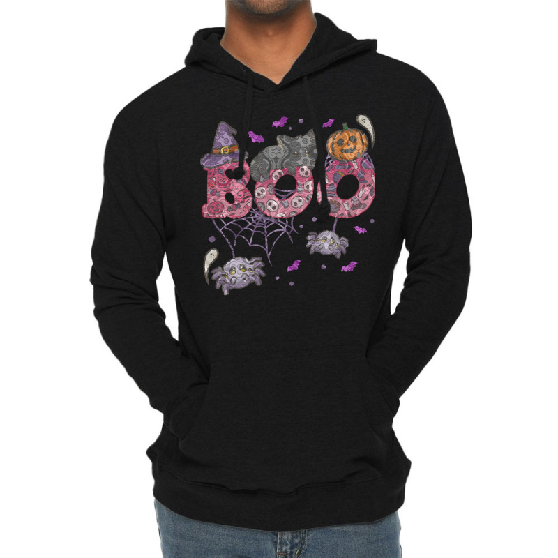 Halloween Cat Boo Halloween Costume T  Shirt Halloween Cat Boo Hallowe Lightweight Hoodie by orangesagreement | Artistshot