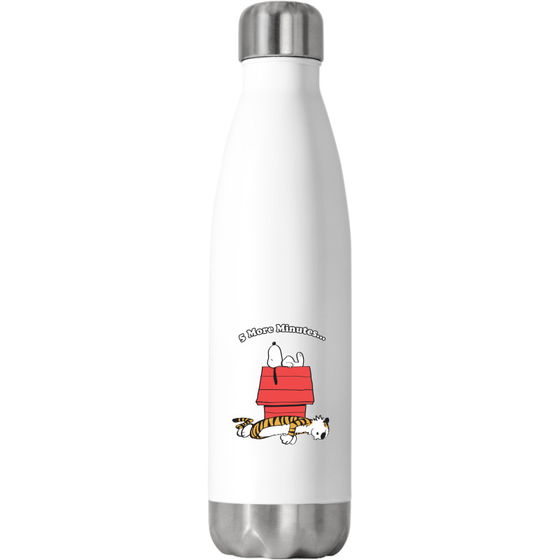 Lazy Afternoon  Peanuts Stainless Steel Water Bottle | Artistshot