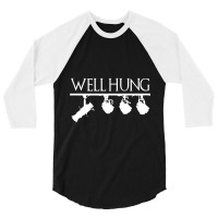 Well Hung Lighting Engineer Technicians Stage Crew T Shirt 3/4 Sleeve Shirt | Artistshot