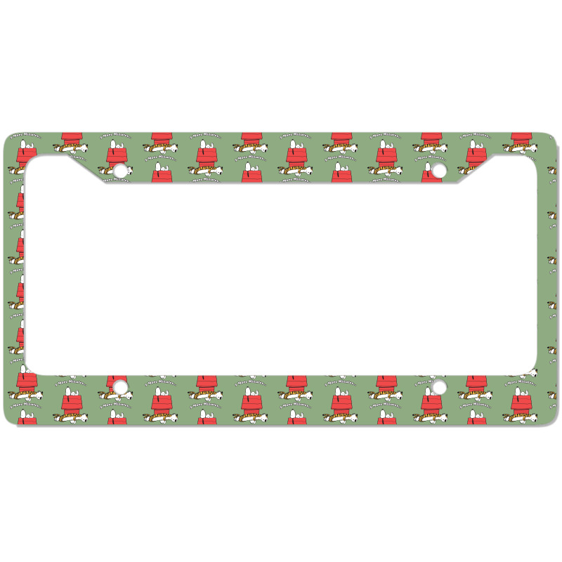 Lazy Afternoon  Peanuts License Plate Frame | Artistshot