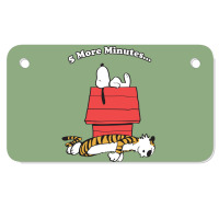 Lazy Afternoon  Peanuts Motorcycle License Plate | Artistshot