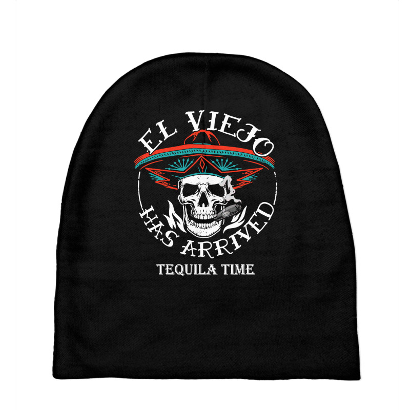 El Viejo Has Arrived Tequila Time Vintage T Shirt Baby Beanies by DarleneLee89 | Artistshot