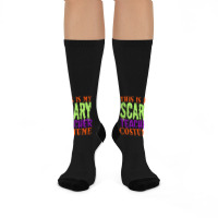 This Is My Scary Teacher Costume Halloween Cute Animations Characters Crew Socks | Artistshot