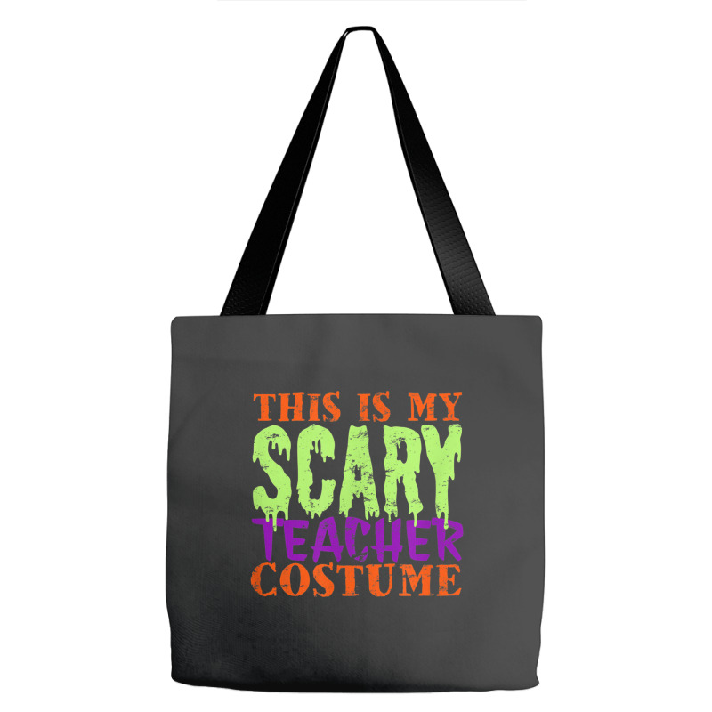 This Is My Scary Teacher Costume Halloween Cute Animations Characters Tote Bags | Artistshot