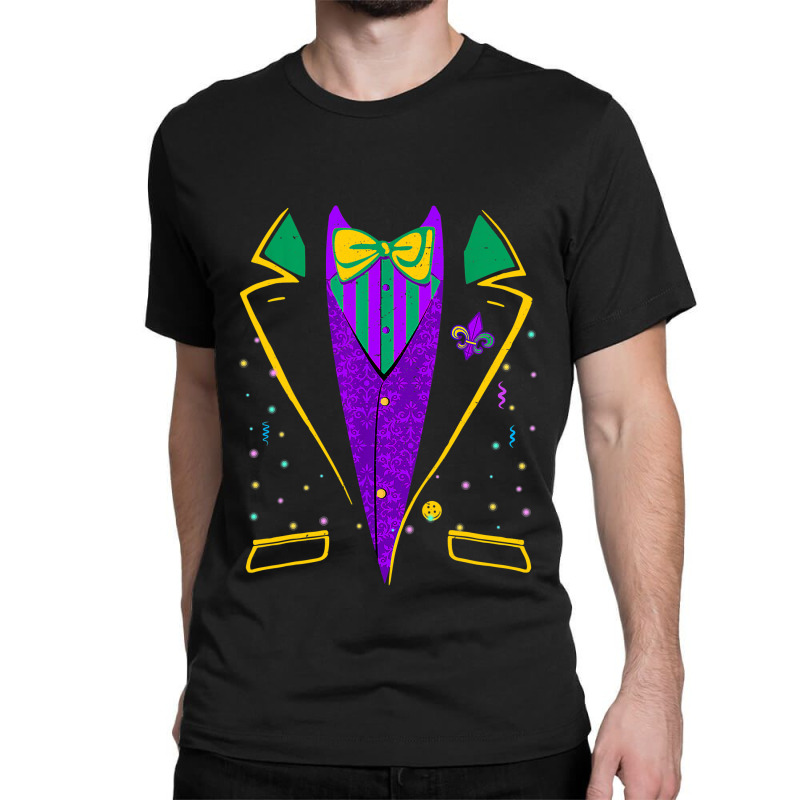 Mardi Gras Tuxedo Costume  Carnival Parade Design Classic T-shirt | Artistshot