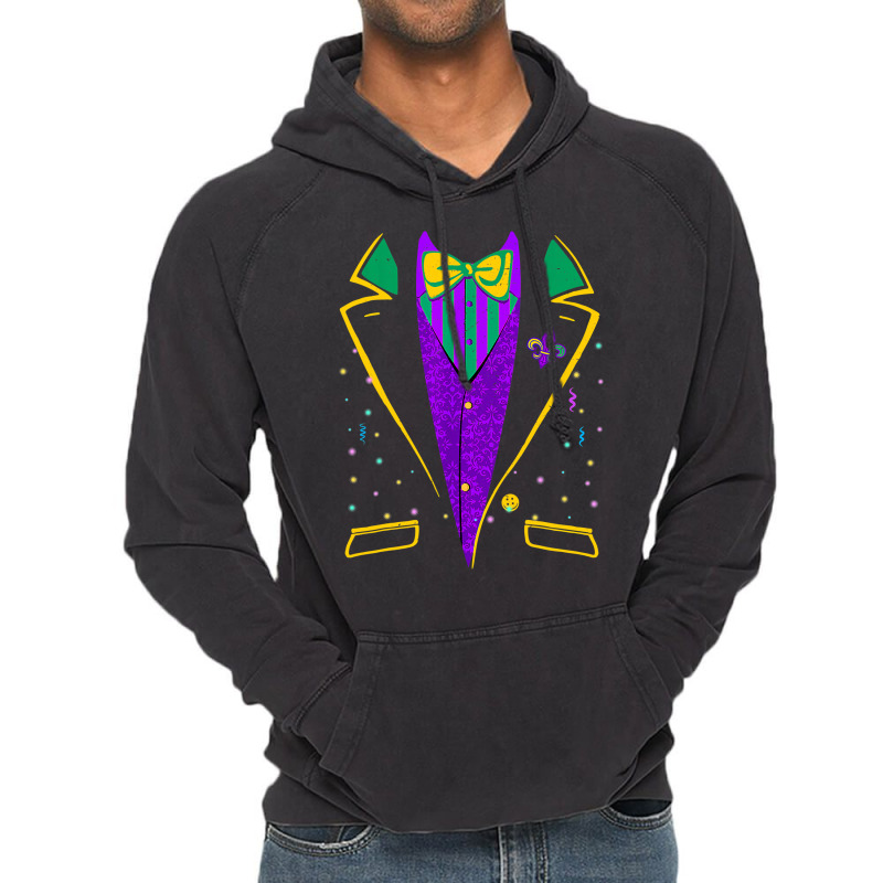 Mardi Gras Tuxedo Costume  Carnival Parade Design Vintage Hoodie | Artistshot