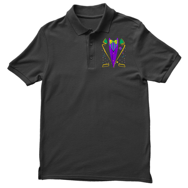 Mardi Gras Tuxedo Costume  Carnival Parade Design Men's Polo Shirt | Artistshot