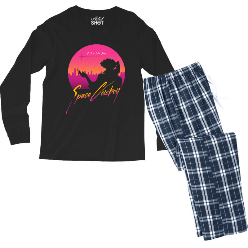 Boy Cowboy Jazz Men's Long Sleeve Pajama Set by andrianisofi | Artistshot