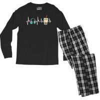 Cute Kawaii K Pop And Boba Bubble Tea Lover T Shirt Men's Long Sleeve Pajama Set | Artistshot