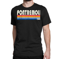 Retro Vintage 70s 80s Style Pontremoli, Italy T Shirt Classic T-shirt | Artistshot