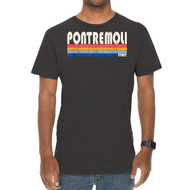 Retro Vintage 70s 80s Style Pontremoli, Italy T Shirt Vintage T-shirt | Artistshot